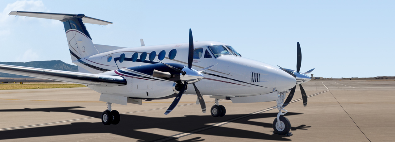 King Air with Raisbeck Composite 5-Blade