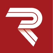 Small boxed red "R" to be associated with Raisbeck Engineering's official logo